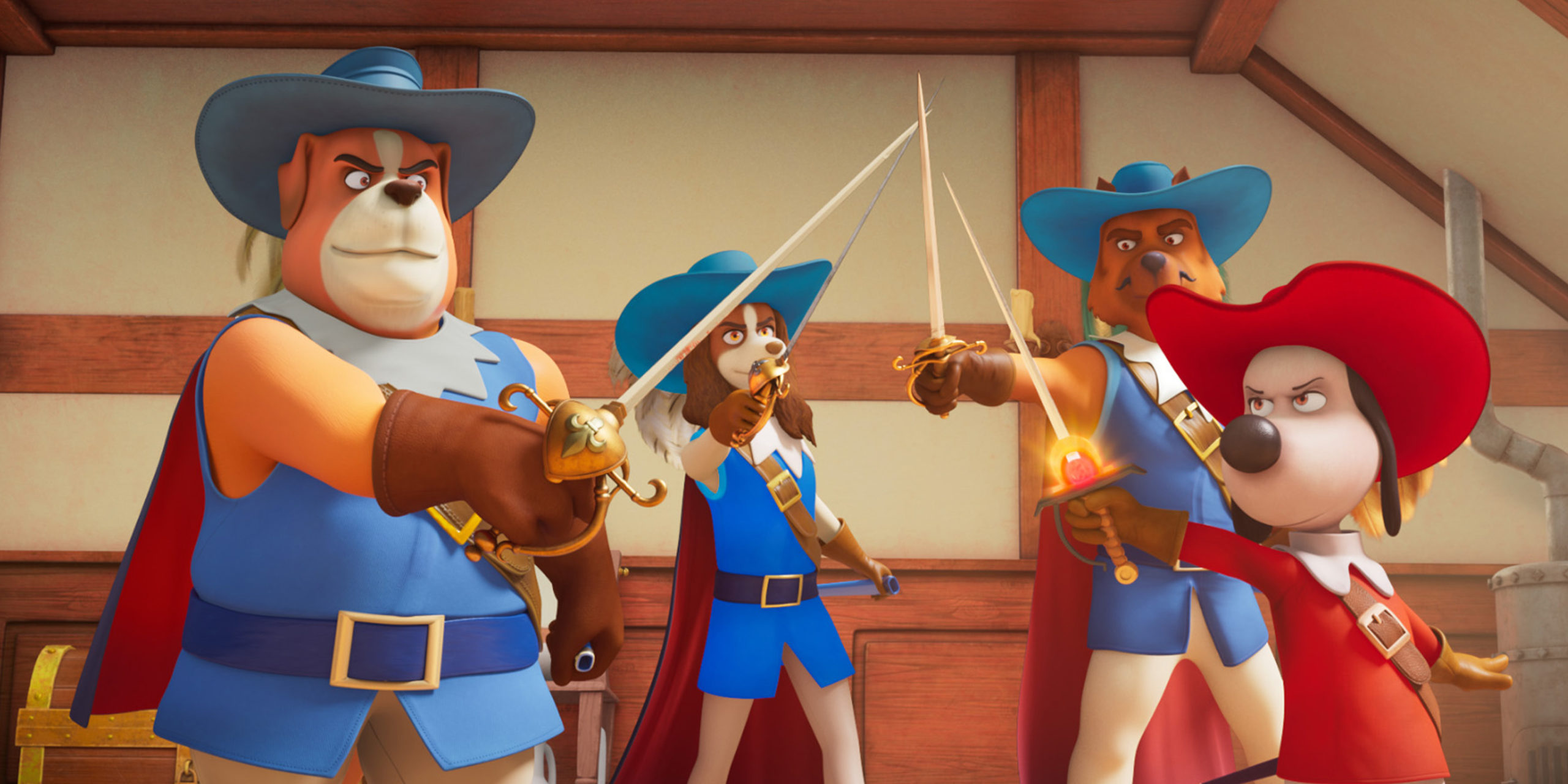 Douglas och de tre musketörerna